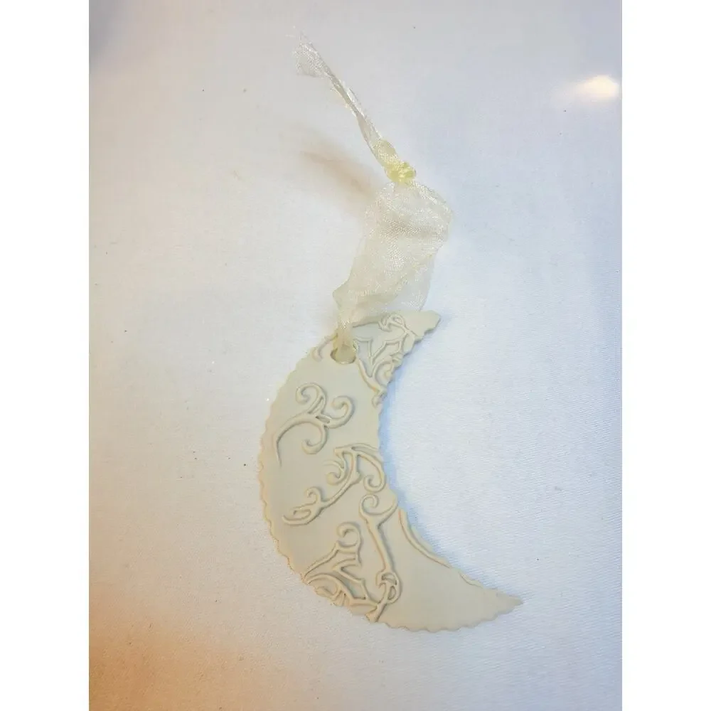 Hoover & Hoover Porcelain Heavenly Moon Ornament